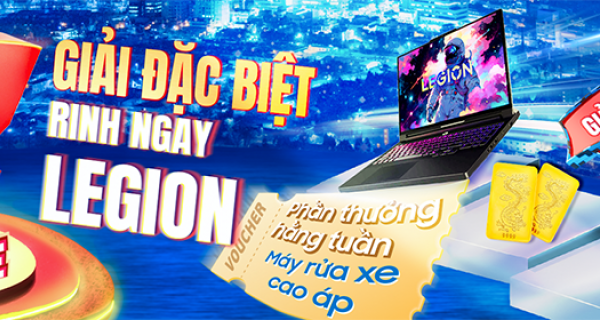 MINIGAME SẮM LAPTOP XỊN – RINH NGAY LEGION MINIGAME SẮM LAPTOP XỊN – RINH NGAY LEGION