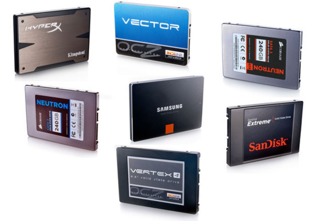 SSD có đa dạng kích thước, mẫu mã trên thị trường