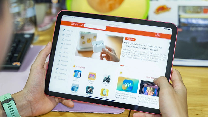 Hiệu năng iPad 10.9 inch mạnh mẽ tha hồ khám phá
