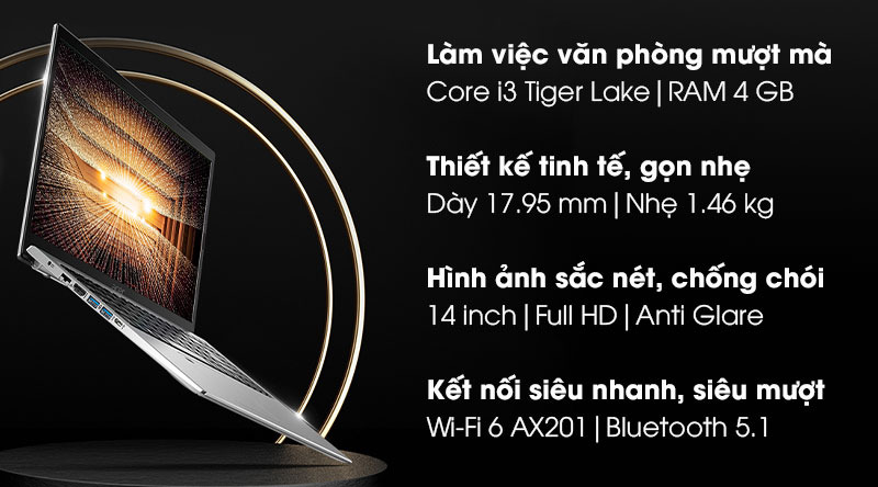 Vì sao nên mua laptop Acer Aspire 5 A514 54 33WY?