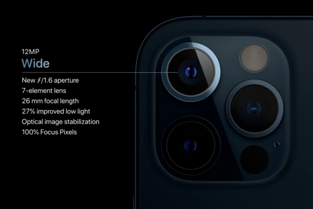 Bộ ba camera sau + cảm biến LiDAR, camera trước siêu sắc nét