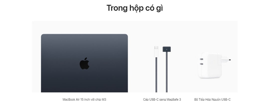 Đánh giá Macbook Air M3 15 inch 8GB 256GB - Màn hình lớn, cấu hình khủng