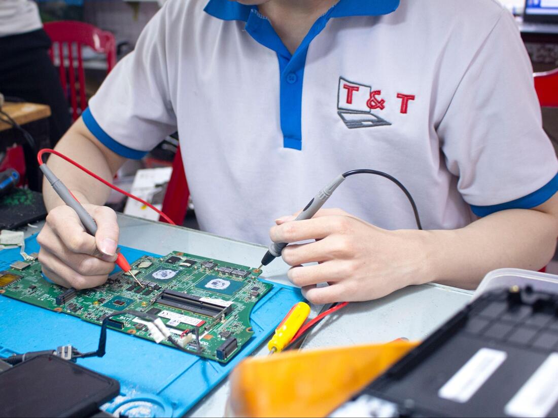 Máy tính bị lỗi nguồn vào Mainboard