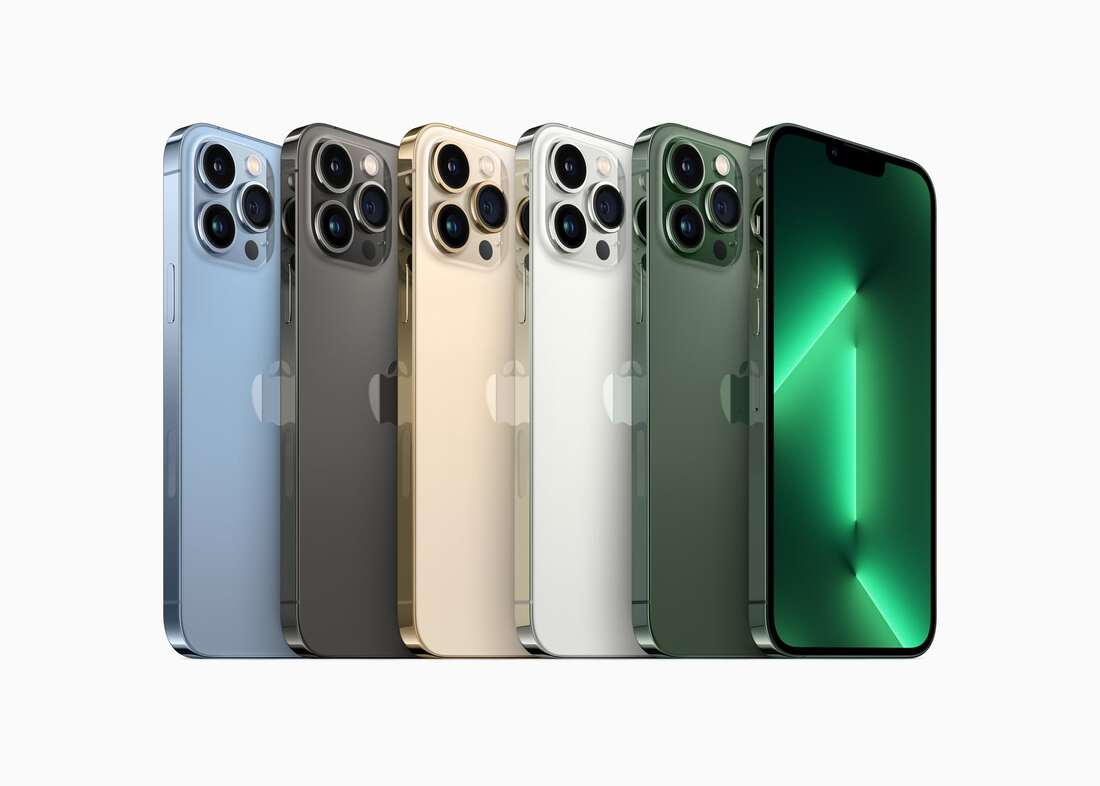 Điện thoại iPhone 13 Pro có mấy màu?
