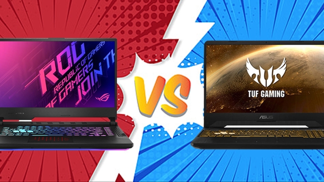 So sánh dòng laptop Asus TUF và Asus ROG?