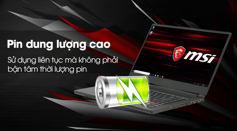 Dung lượng pin vượt trội