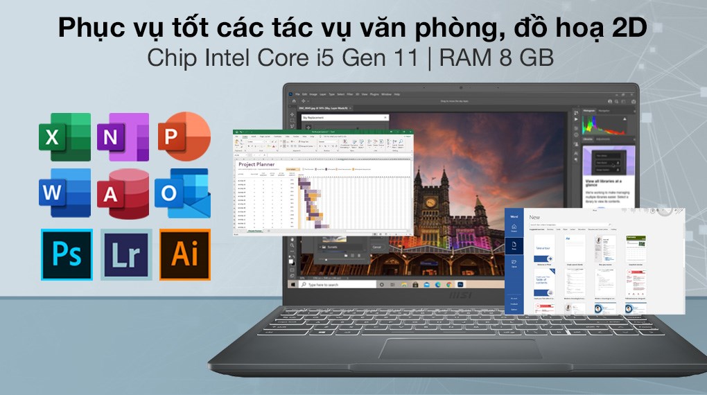 Làm nhiều việc hơn với bộ vi xử lý Intel thế hệ thứ 11 mạnh mẽ