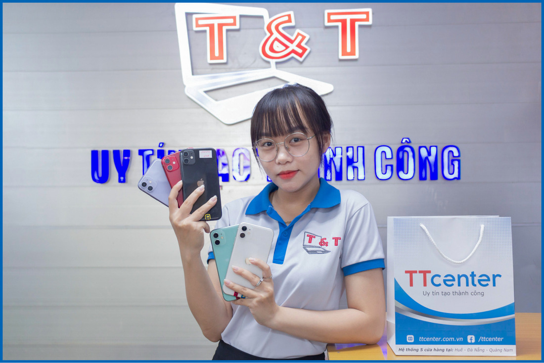Các phiên bản iPhone 11 series đang được bán tại T&T Center