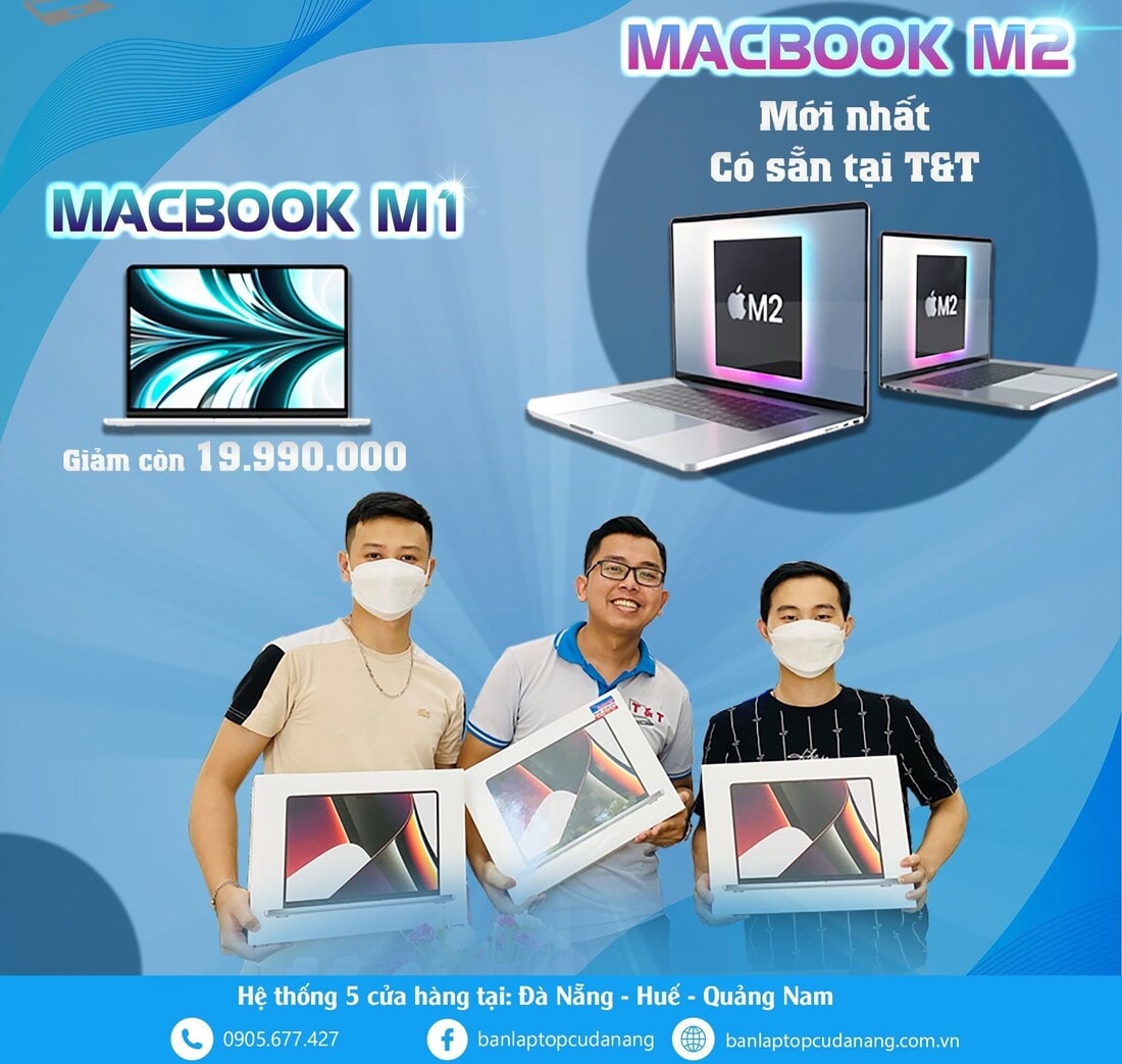 Mua Macbook Pro M1 2021 chính hãng giá tốt tại T&T Center