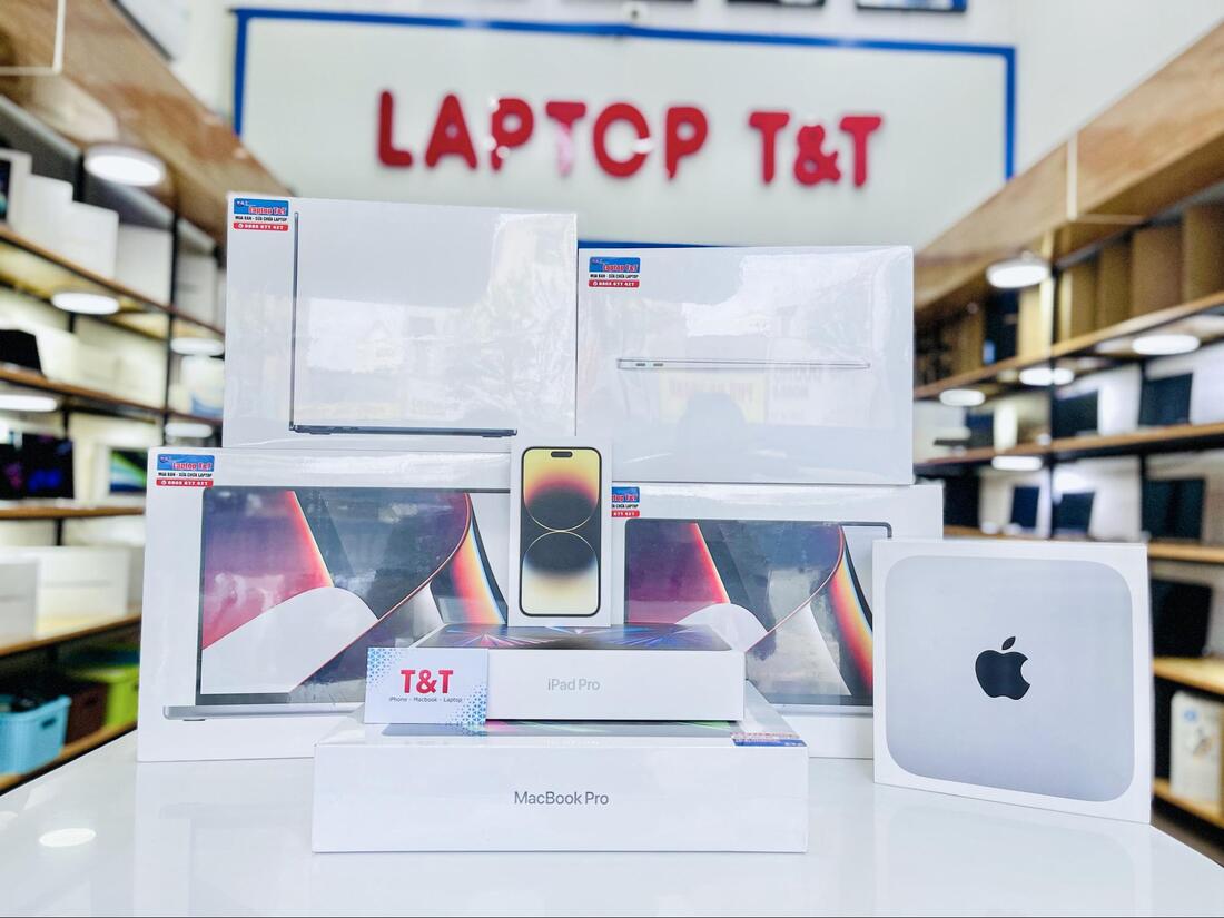 Các phiên bản Macbook Pro M1 đang được bán tại T&T Center