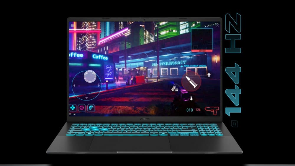 Đồ họa RTX 5050 8GB và màn hình 16 inch WUXGA sắc nét