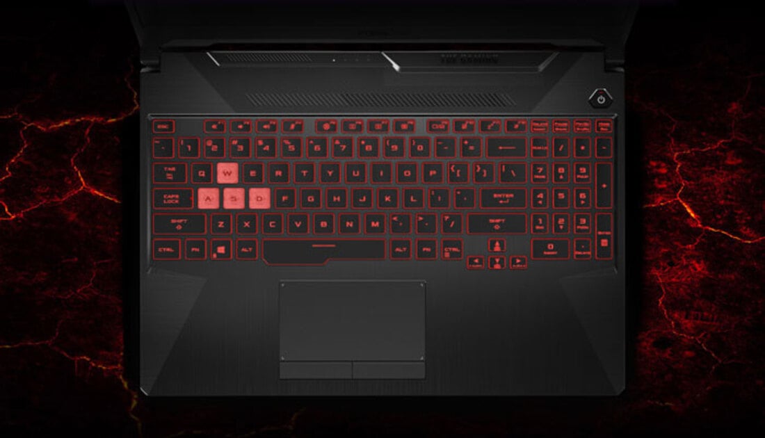 Bàn phím Backlight Multicolor cho cảm giác gõ mượt mà