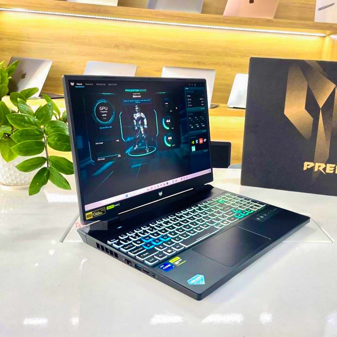 Tản nhiệt cực mát mẻ với nhiều cổng xả nhiệt