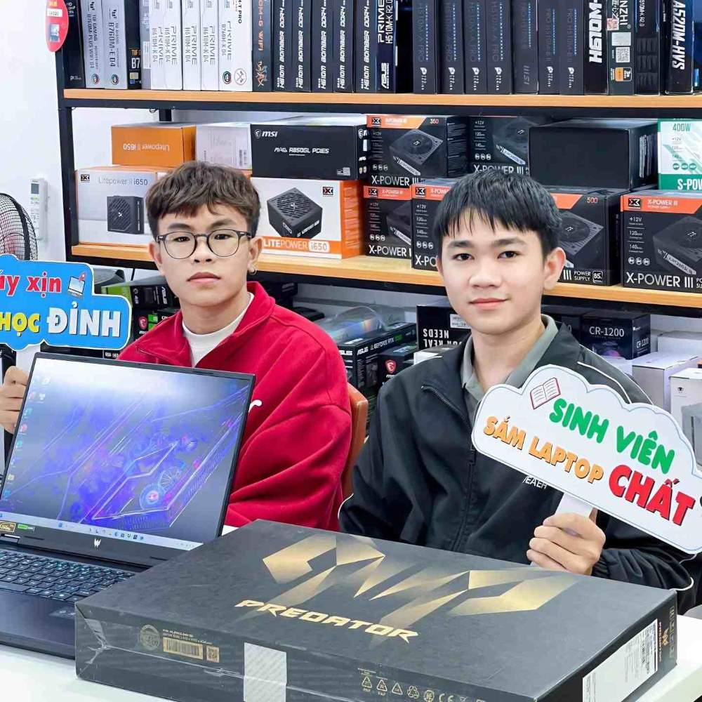 Mua laptop Acer Predator Helios Neo 16S AI PHN16S-71 tại cửa hàng của T&T Center