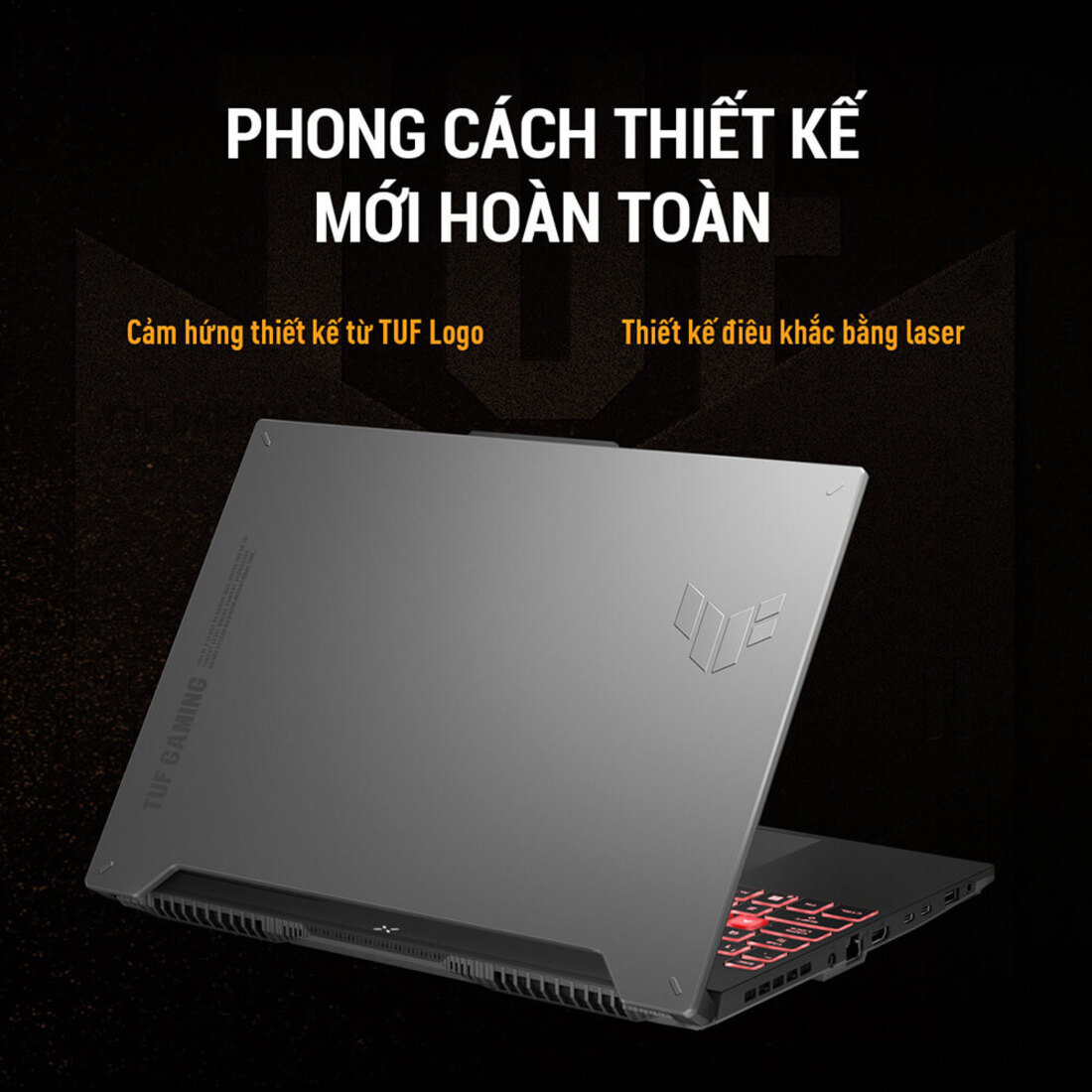 Thiết kế chuẩn gaming đầy mạnh mẽ