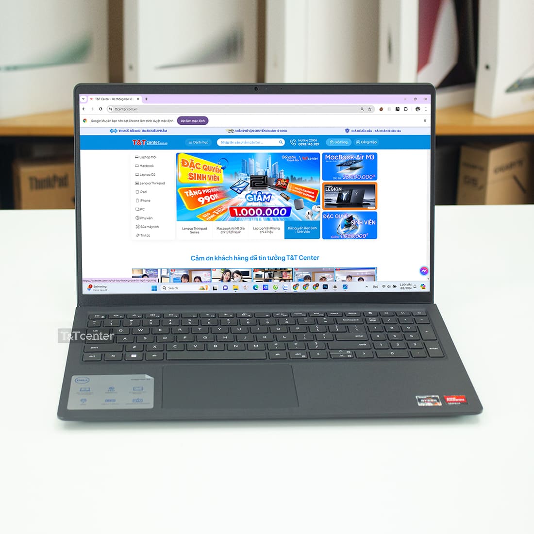 Màn hình 15.6 inch Full HD – Hình ảnh rõ nét, dễ nhìn