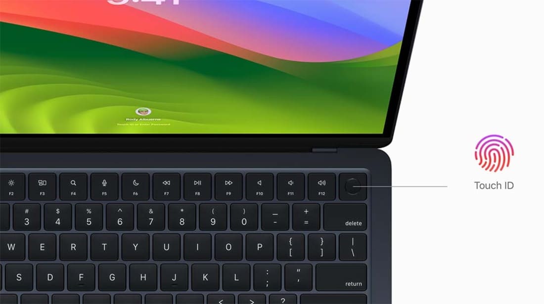Bàn phím, Touch ID tiêu chuẩn cao
