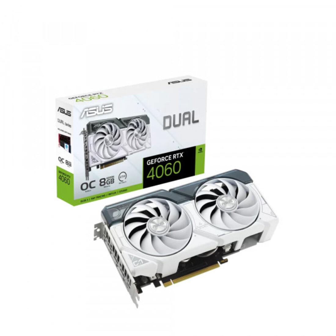 5. Card màn hình ASUS RTX 4060 DUAL OC 8GB WHITE
