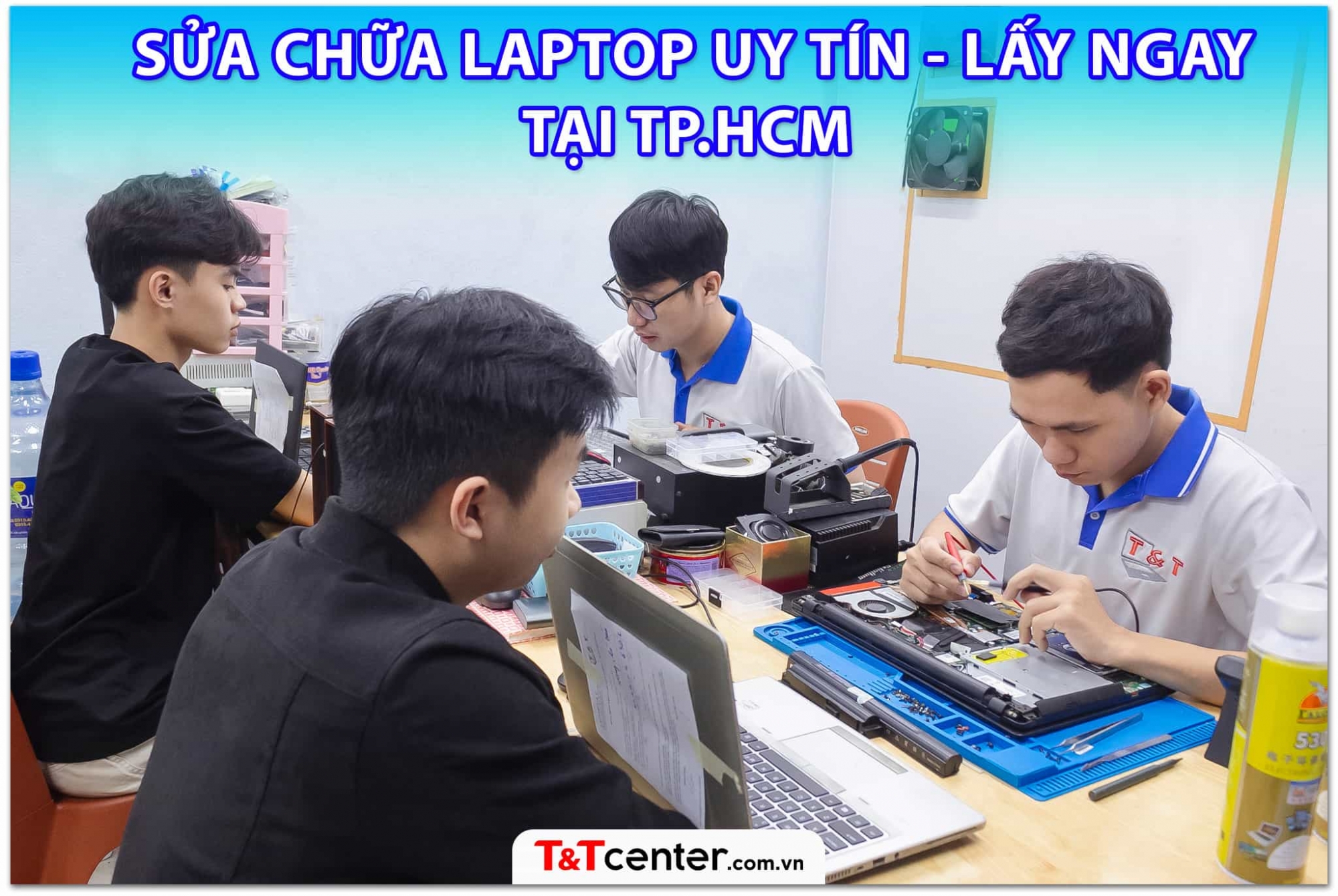1.1 T&T Center – Sửa Laptop Uy Tín, Giá Tốt tại TP.HCM