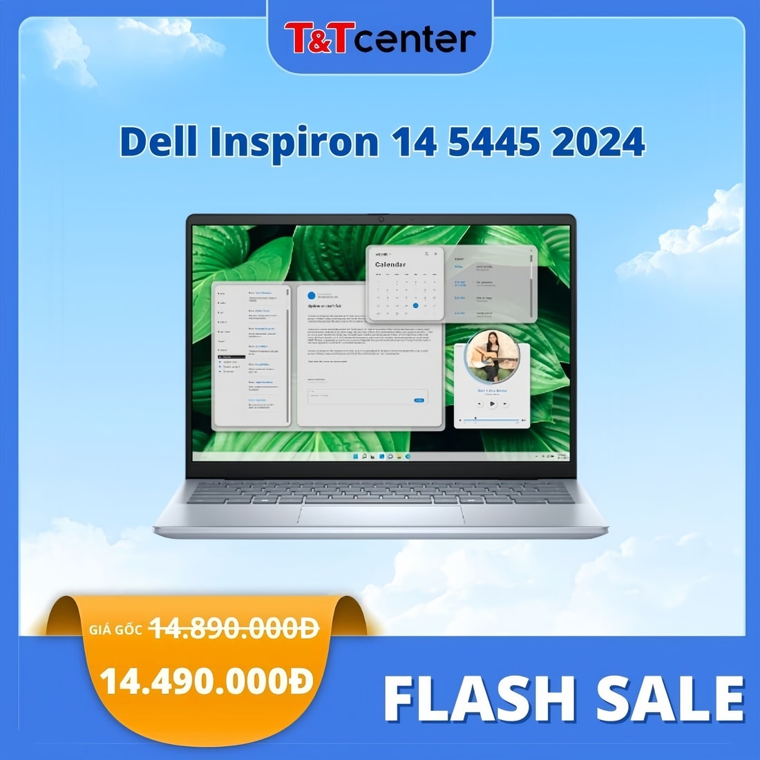 2. Dell Inspiron 14 5445 (2024) | Ryzen 7 - 8840HS RAM 16GB SSD 512GB 2.2K 