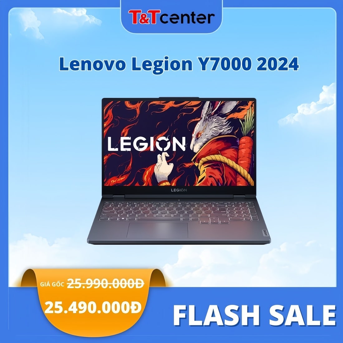 5. Lenovo Legion Y7000 2024 | Core i7-13650HX 24GB 512GB RTX 4060 8GB 15.6'' 144Hz 