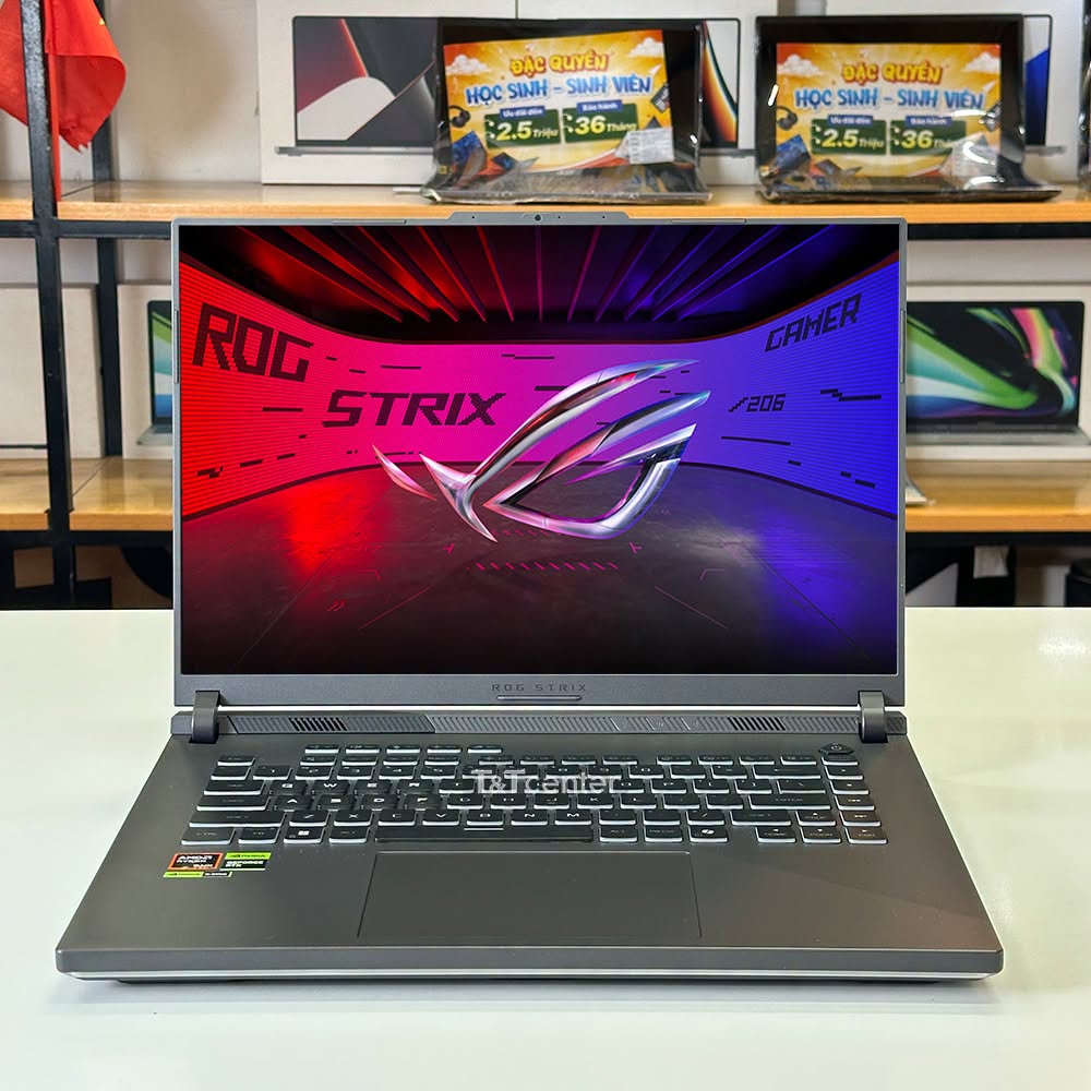 2.10 ASUS ROG Strix G16 – Đỉnh Cao Trải Nghiệm Esports Chuyên Nghiệp
