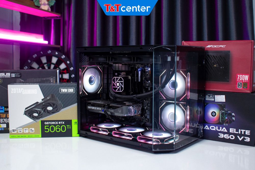 1.3. Mid Tower - Thống trị phân khúc Gaming (Lựa chọn Quốc Dân)