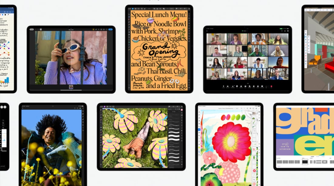 Màn hình 11 inch hiển thị sống động, sắc nét