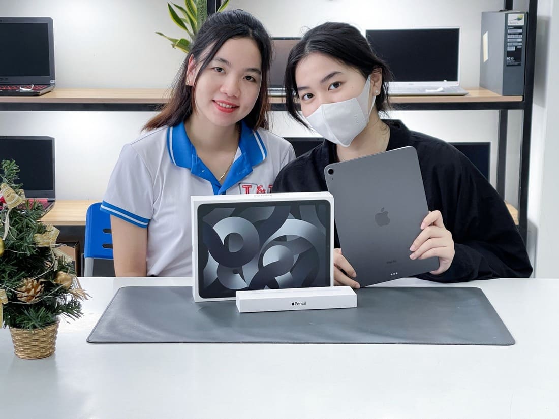 Mua iPad Air 6 2024 chính hãng với giá tốt ưu đãi khủng tại T&T Center