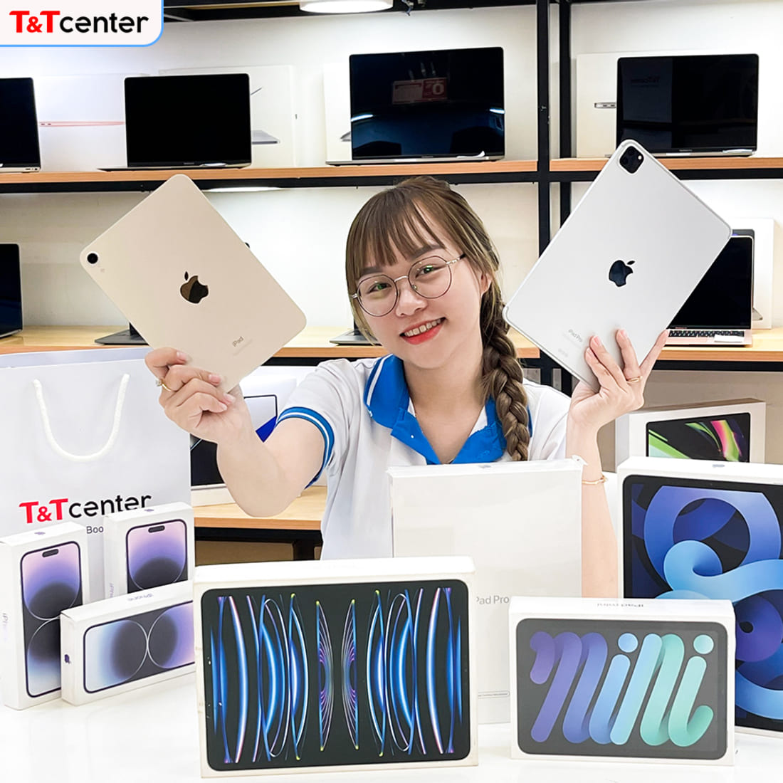 Mua iPad Pro 11 inch M1 Wifi 8GB 128GB chính hãng với giá tốt ưu đãi khủng tại T&T Center