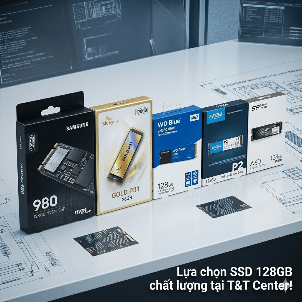 SSD 128GB – Giải Pháp Nâng Cấp Laptop, PC Giá Rẻ Hiệu Quả