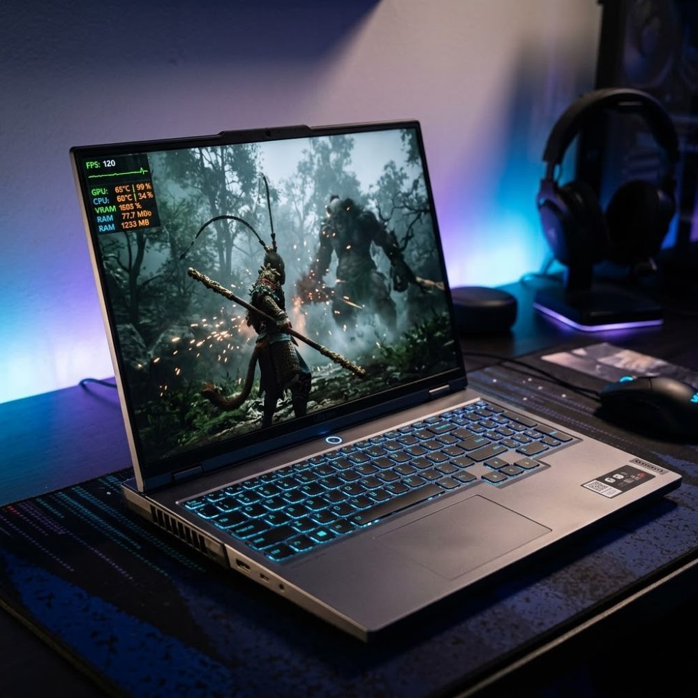 test game aaa tren lenovo legion pro 5 tt center