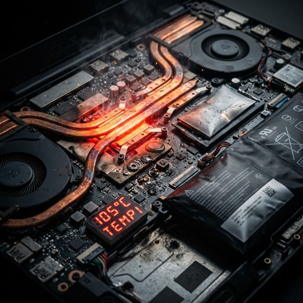 Hậu Quả Nguy Hiểm Khi Để Laptop Gaming Quá Nhiệt Kéo Dài