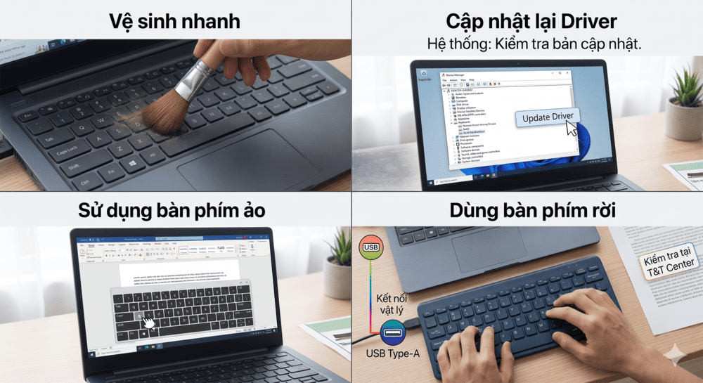 4. Cách khắc phục tạm thời tại nhà trước khi mang ra tiệm