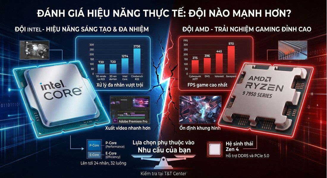 3. Đánh giá hiệu năng thực tế: Đội nào mạnh hơn?