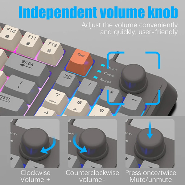 Combo Chuột và Bàn phím giả cơ gaming XUNFOX K820 Combo Chuột và Bàn phím giả cơ gaming XUNFOX K820