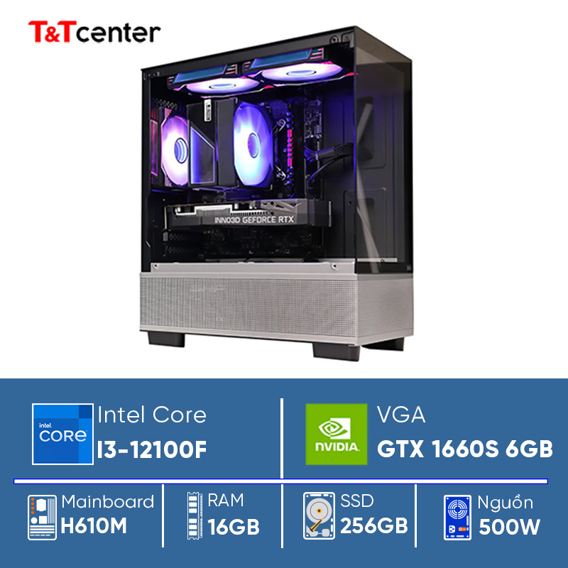 PC GAMING Core i3 12100F | 16GB 256GB GTX 1660S 6GB 