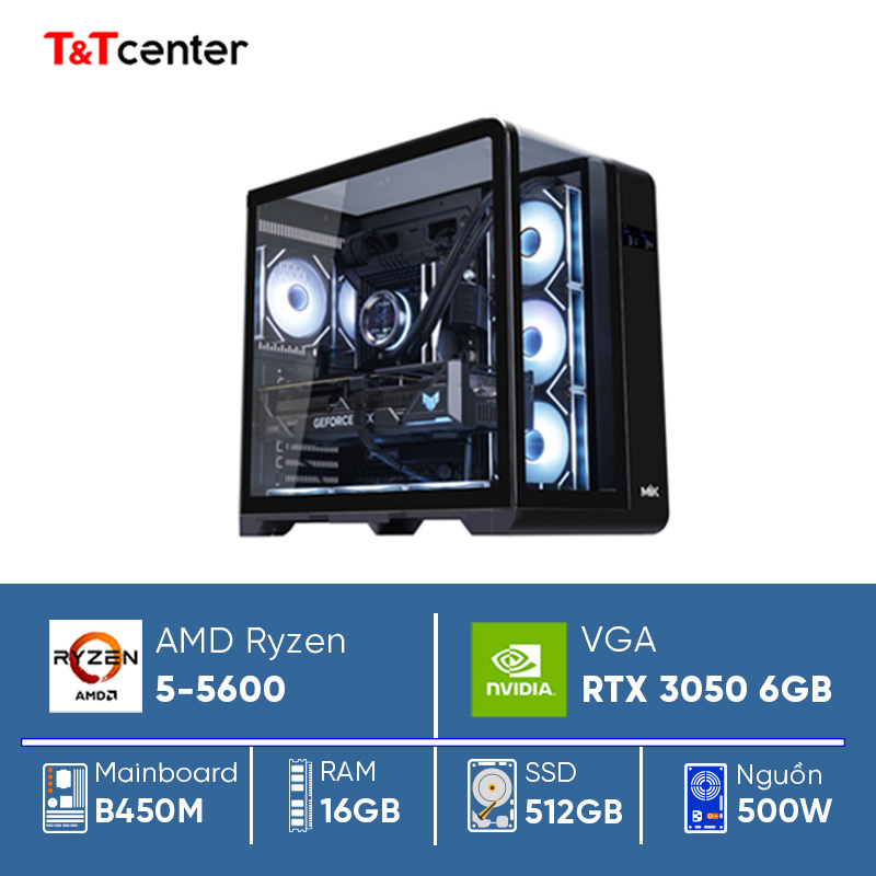 PC AMD Ryzen 5 - 5600 | 16GB 512GB GTX 1660S 6GB
