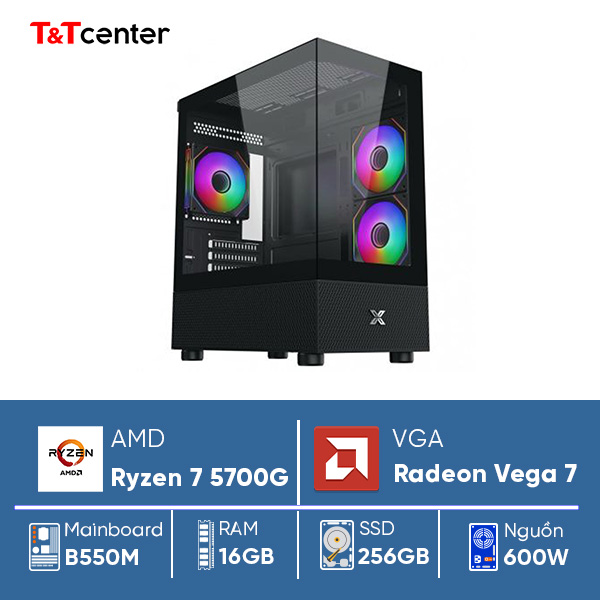 PC AMD Ryzen 7 5700G | 16GB 256GB Radeon Vega 7 Graphics