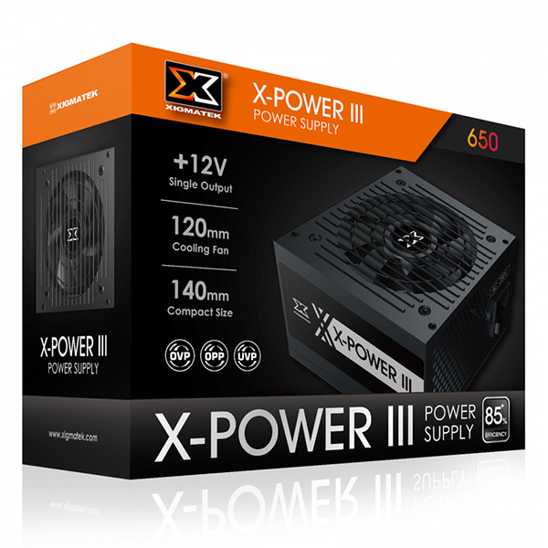 Nguồn XIGMATEK X-POWER III 650  Nguồn XIGMATEK X-POWER III 650