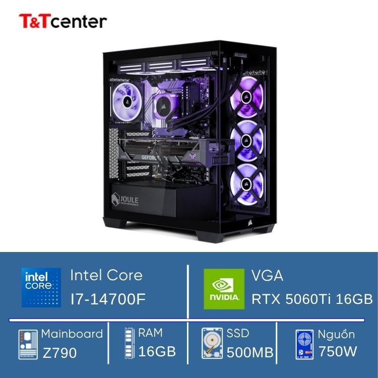 PC GAMING Core i7 14700F | 16GB 500GB RTX 5060Ti 16GB 