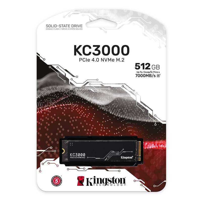 Ổ Cứng SSD Kingston KC3000 512GB M.2 PCIe gen 4 NVMe | New