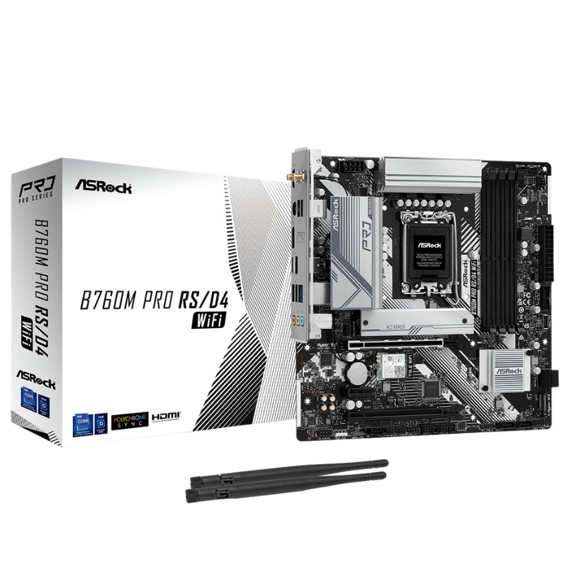 MAINBOARD ASROCK B760M Pro RS/D4