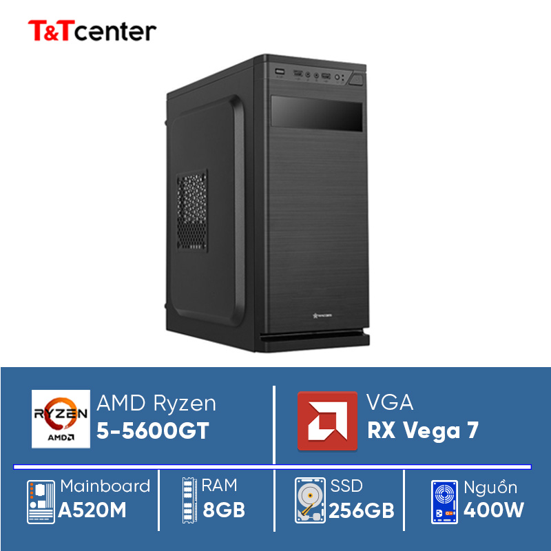 PC Văn Phòng AMD Ryzen 5-5600GT | 8GB 256GB RX Vega 7