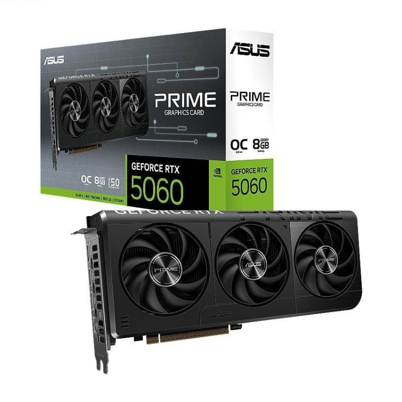 Card màn hình VGA ASUS PRIME RTX 5060 TI 16G OC 3 Fan (ASUS-PRIME-RTX5060TI-16G)