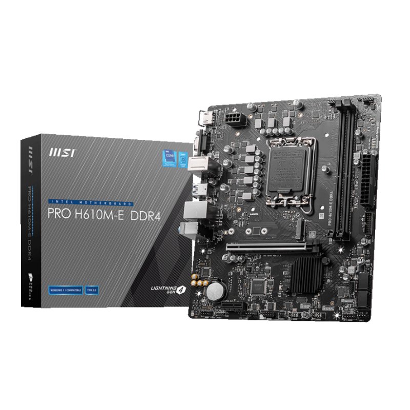 MAINBOARD MSI H610M-E DDR4
