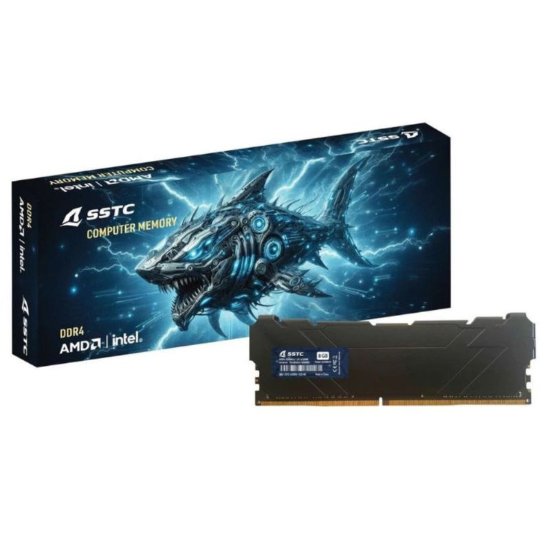 RAM SSTC 8GB 3200MHZ DDR4 TẢN ĐEN (INTEL)