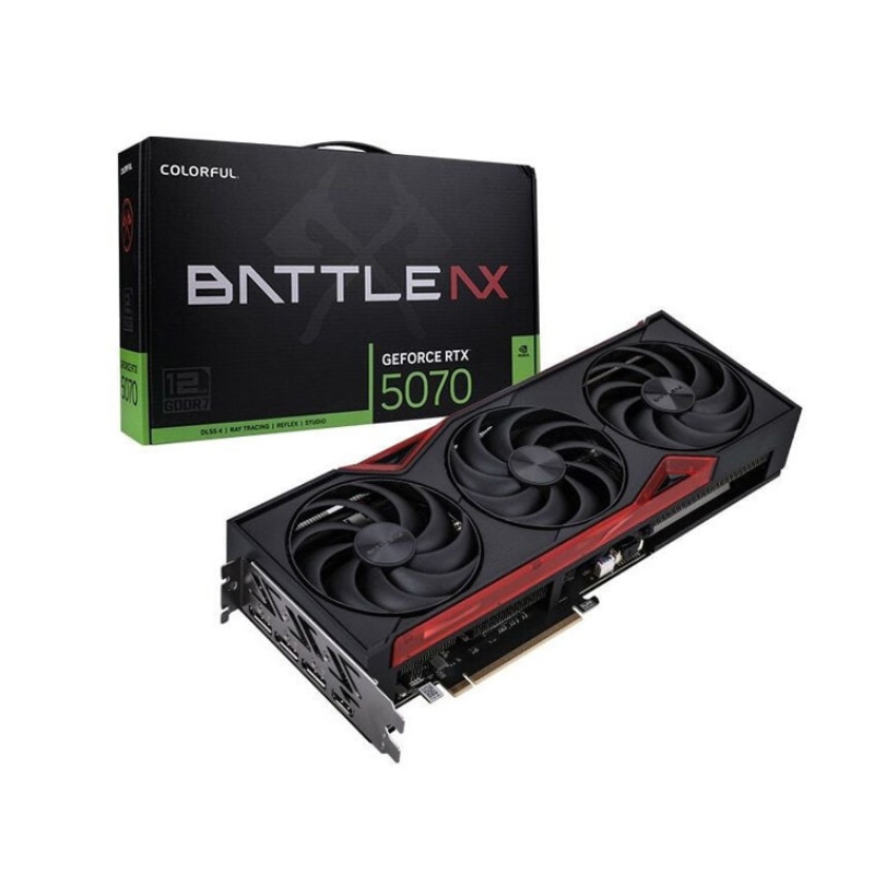 Card màn hình VGA COLORFUL RTX 5070 BATTLE AX 12GB V2-V (3Fan) (COLORFUL-RTX5070-12G-BATTLEAX)