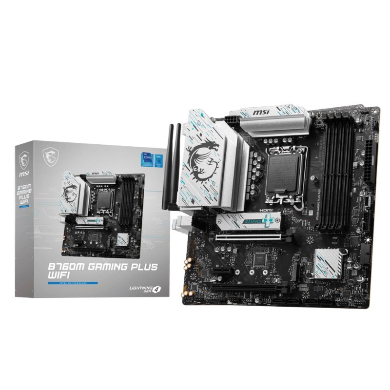 MAINBOARD MSI B760M GAMING PLUS WIFI DDR4