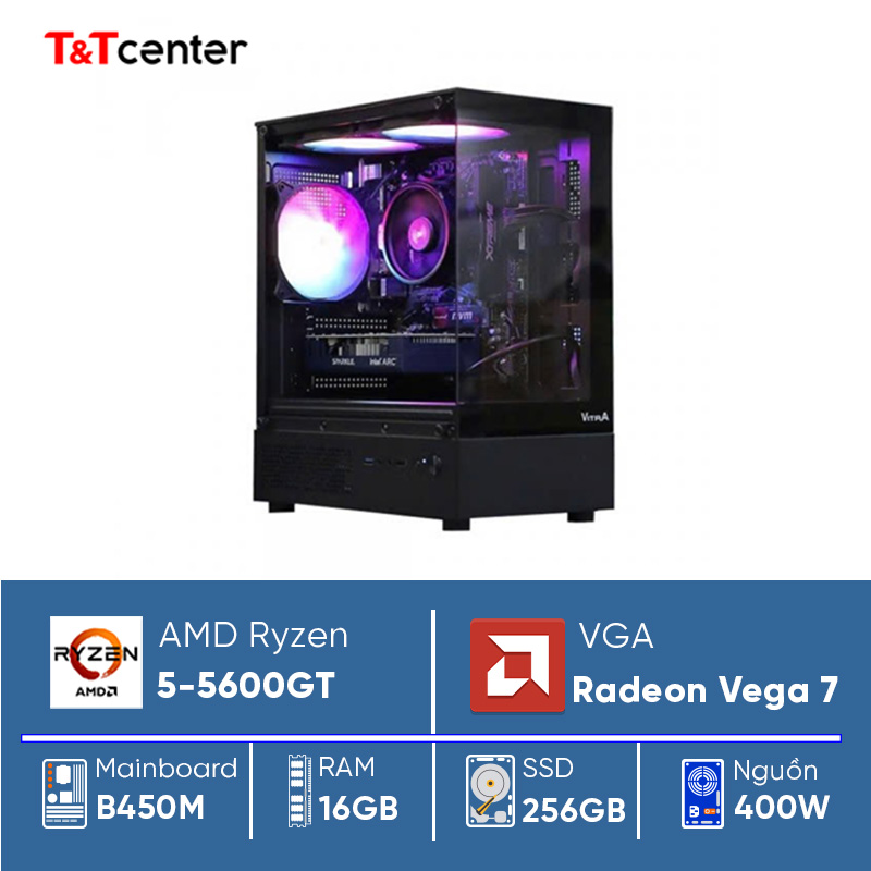 PC GAMING Ryzen 5 5600GT | 16GB 256GB VGA Radeon Vega 7